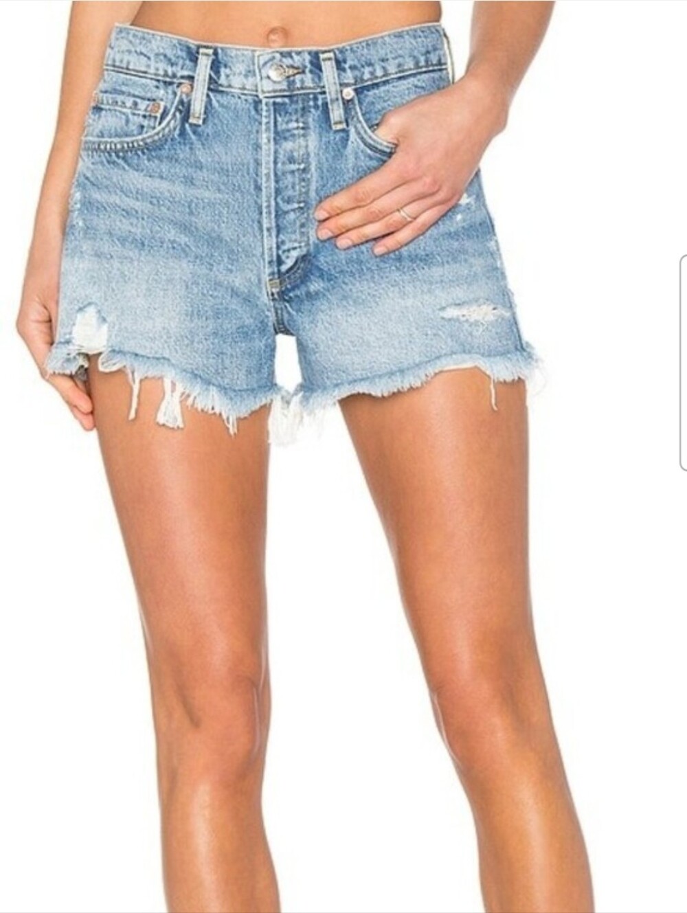 Agolde Parker Vintage Cut Off Short in Swapmeet